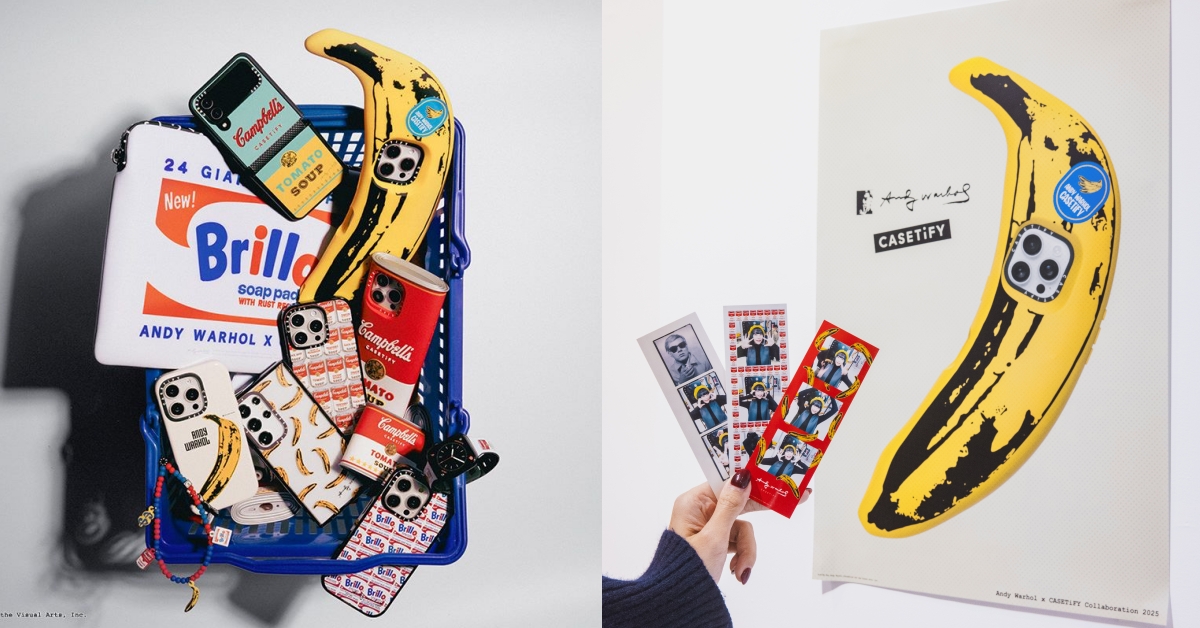 微風南山化身普普超市？CASETiFY 打造安迪沃荷普普風特展，將手機殼變成行動藝術品