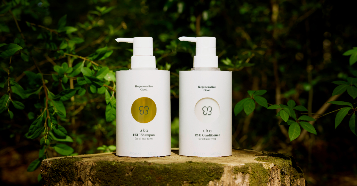 為頭皮打造健康生長的循環，uka由伊豆半島的天然植萃打造最適合亞洲人的髮品
