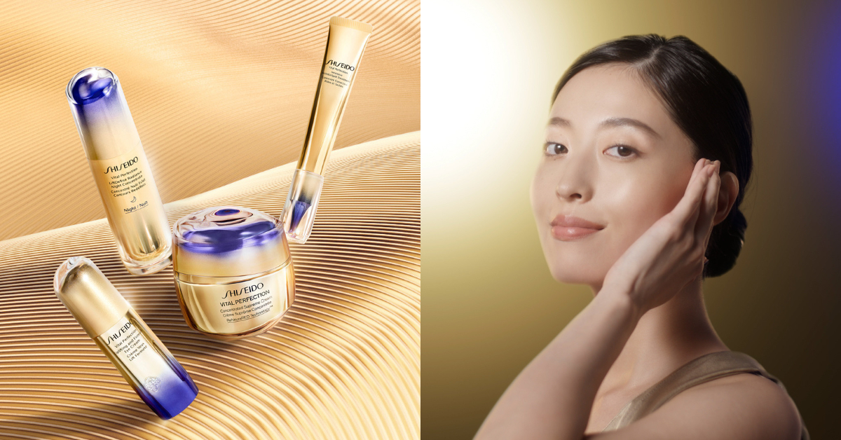 資生堂全新升級珍稀緋紅花緊緻活萃TM,集肌膚抗老科技之大成打造完美天鵝頸及小V臉