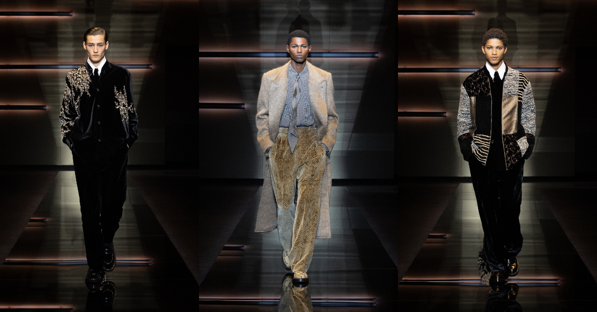 Emporio Armani全新秋冬系列再次定義義式紳士風範，展現溫暖與從容的時尚態度