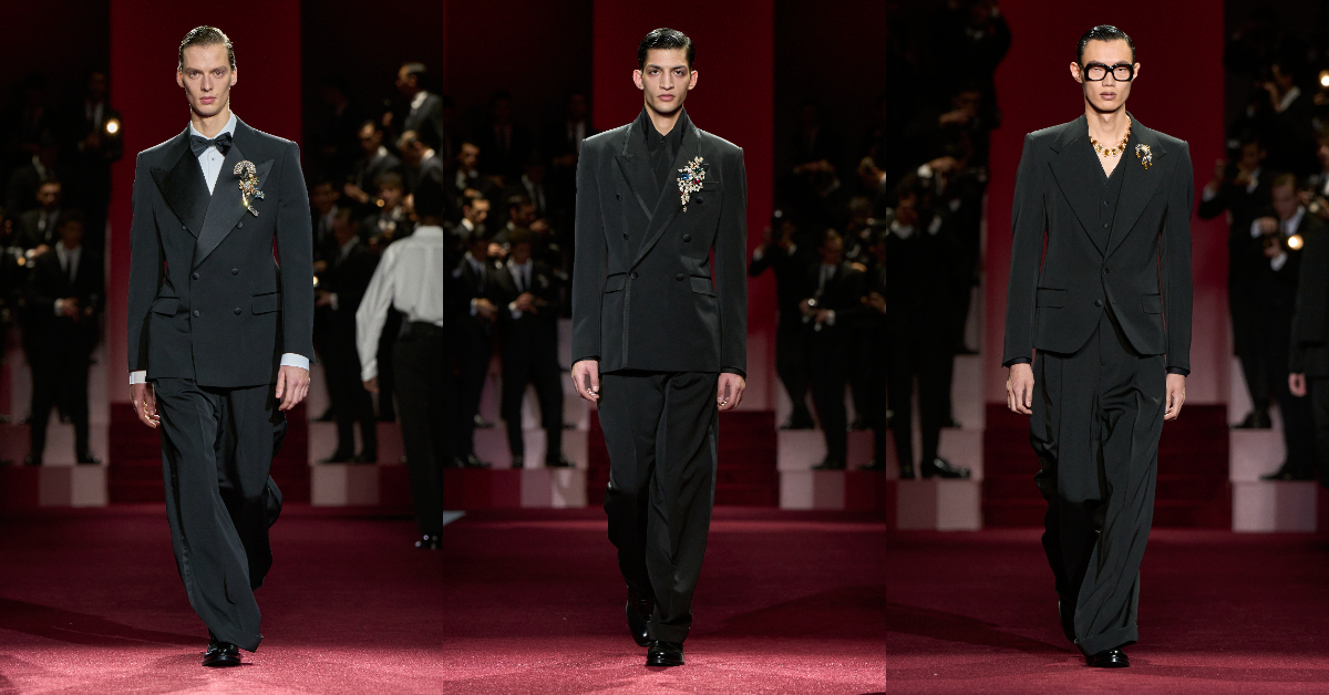 「美好生活」不只存在於電影當中，Dolce&Gabbana秋冬男裝系列以電影中的狗仔隊目光拼湊巨星裝束