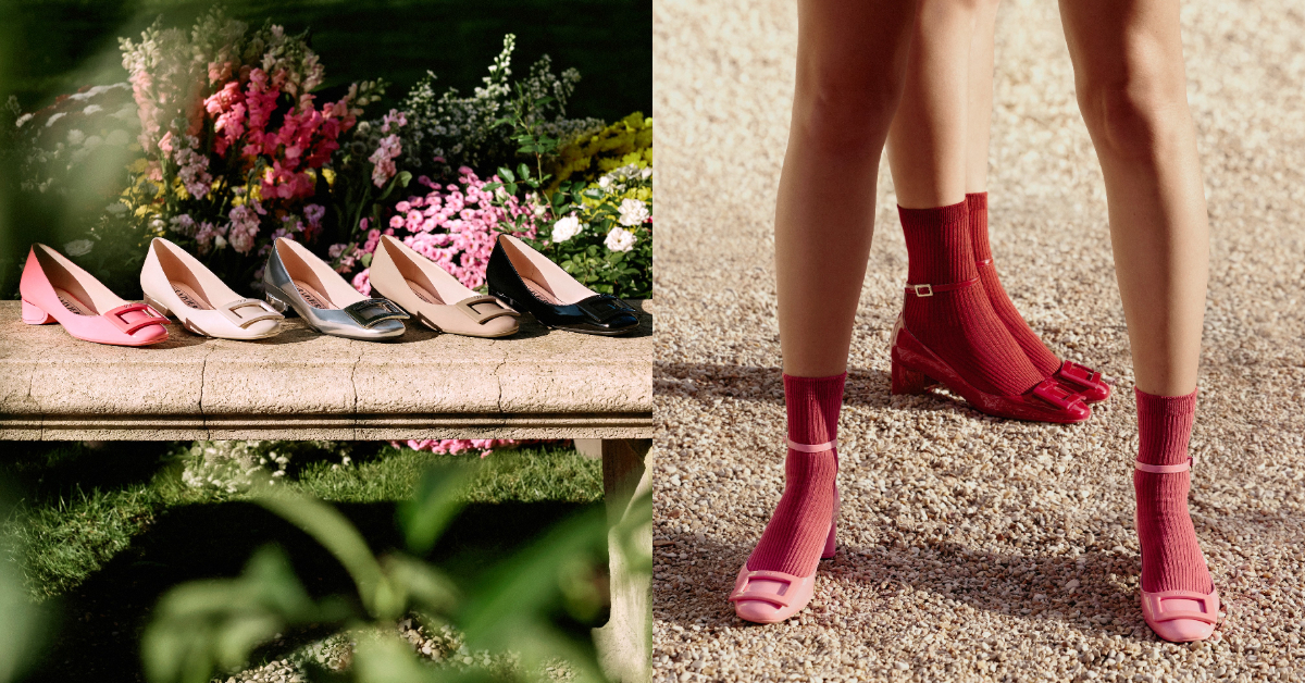 Roger Vivier 2025 春夏系列：巴黎春日的優雅詩篇，經典方扣再創時尚巔峰！