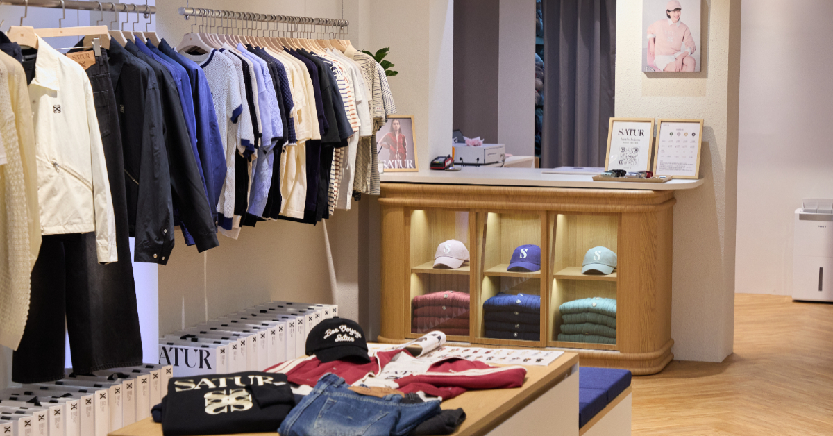 韓系時尚新據點！SATUR 海外首店落腳台北中山，無性別潮流掀熱潮