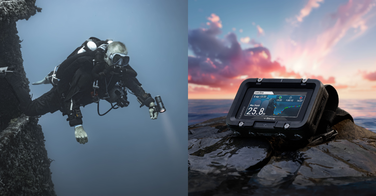 以航空、航海領域的專業打造每一只潛水智慧穿戴！Garmin全新Descent G2與X50i潛水電腦錶讓守護你的每次潛行