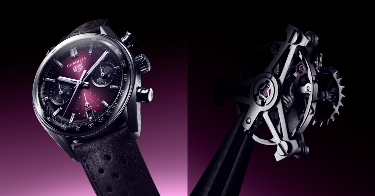 TAG Heuer 2025新作登場：極速美學 × 奢華工藝，Carrera & Formula 1 全面進化！