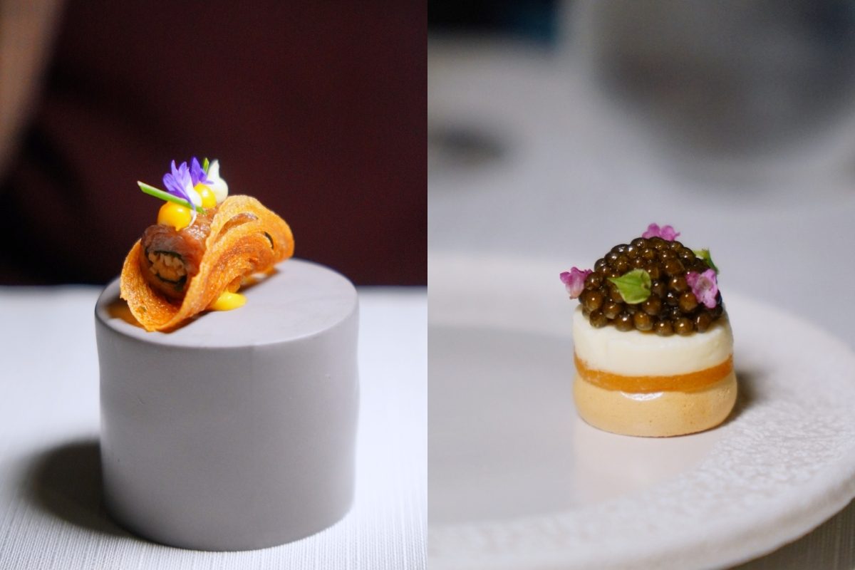 在 Fine Dining 的世界裡，主廚間的客座合作與四手聯彈早已屢見不鮮，不僅帶來話題與媒體關注，更能激盪出料理上耳目一新的火花。台北米其林餐盤推薦餐廳「蘭 Orchid」將於 4 月 26、27 日兩天舉辦四手聯彈晚宴，由主廚 Sato 與現任香港米其林一星餐廳 ÉPURE 主廚、來自新加坡的 Aven Lau 聯手演繹，共同推出一場融合創意與技藝的十道式饗宴，為「蘭 Orchid」注入截然不同的風貌。 料理中藏著兩位主廚的對話 這次的四手聯彈並非簡單的個人特色料理拼盤秀，而是由 Sato 與 Aven 共同設計，將雙方擅長的食材與手法融入每一道菜。像是「靜岡×花蓮蕎麥麵｜鮑魚｜春筍」這道，便以「蘭 Orchid」原有的蕎麥麵為基底，結合 Aven 對於鮑魚處理的想法，以清酒、燒酒與紹興酒煨煮後，搭配春季當令竹筍與枸杞，創造出既熟悉又新穎的口感與風味。 依舊不錯過Chef Aven的招牌風格 作為來自 ÉPURE 的米其林一星主廚，Aven 當然也帶來幾道完整展現他料理哲學的代表作品。例如開胃小點「北海道海膽｜菊芋」，先將菊芋磨粉烘乾後製成如糖脆的外殼，包覆入口即化的海膽，口感與層次之間形成精彩對比。 另一道「鰤魚｜墨西哥辣椒｜紫蘇」，則運用墨西哥辣椒製成微辣醬汁，搭配紫蘇香氣、鰤魚生魚片與蘿蔔絲，賦予刺身料理趣味十足的變奏感。這些菜色不僅展現了 Aven 對風味的拿捏，也體現他遊走於法式精緻與亞洲食材之間的創作語言。 十道料理中藏滿亮點與巧思 在整套十道式料理中，還有不少令人期待的亮點。例如「富山螢烏賊｜X.O.｜山野時蔬」，以螢烏賊為主角，搭配由近 30 種海鮮邊料熬製而成的清湯，呼應主廚 Sato 對食材永續利用的理念。湯面輕覆一層 XO 醬泡泡，為這道料理增添視覺與味覺的海味層次。 另一道「彰化胭脂鴨｜香菇｜日式雞肉丸」，則將胭脂鴨熟成超過三週後風乾，料理後外皮酥脆、內裡仍保有肉汁，一口咬下，鴨油香氣瞬間在口腔中迸發，與日式風味的雞肉丸與香菇相互呼應，形成飽滿而和諧的主菜風格。 限時登場，兩日限定的味覺交響 「蘭 Orchid」主廚 Sato Kiyoshi 與香港 ÉPURE 主廚 Aven Lau 的四手聯彈客座晚宴，僅於 4 月 26 日與 27 日登場，提供十道式料理，套餐價格為 NT$6,880，另可加購 4～5 款搭配氣泡酒、清酒及紅白酒的餐酒組合，完整體驗料理與酒款的美味對話。