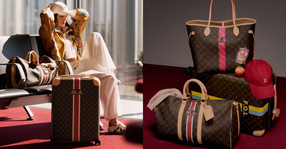 旅途上的名字劃上記憶的條紋，Louis Vuitton Mon Monogram將工藝化為個人語言