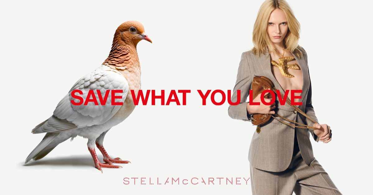 STELLA McCARTNEY正式登台！林予晞詮釋2025夏季新作，AI鳥群與純素皮革交織時尚宣言