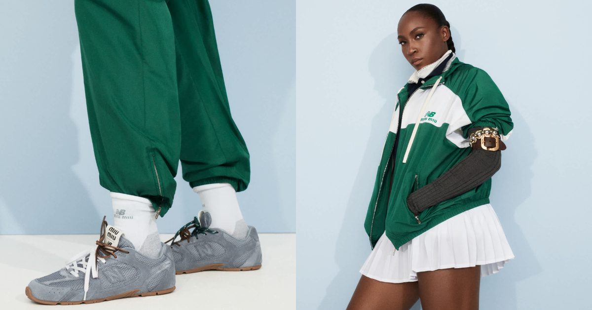 球場即伸展台！New Balance x Miu Miu x Coco Gauff 開啟時尚運動新篇章