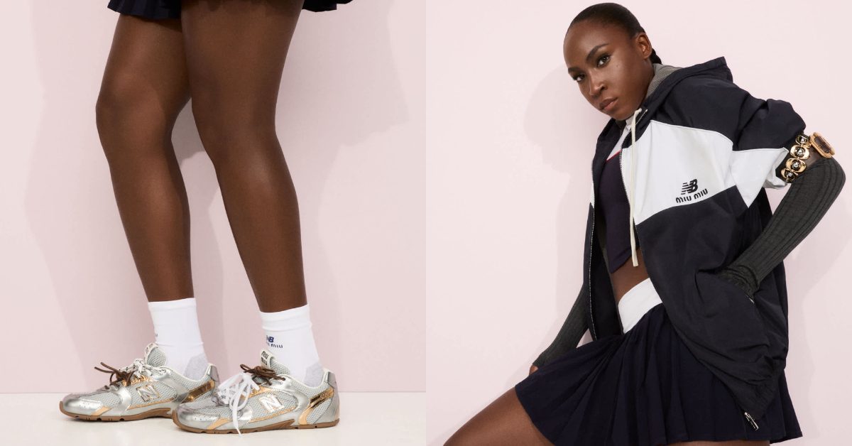 球場即伸展台！New Balance x Miu Miu x Coco Gauff 開啟時尚運動新篇章