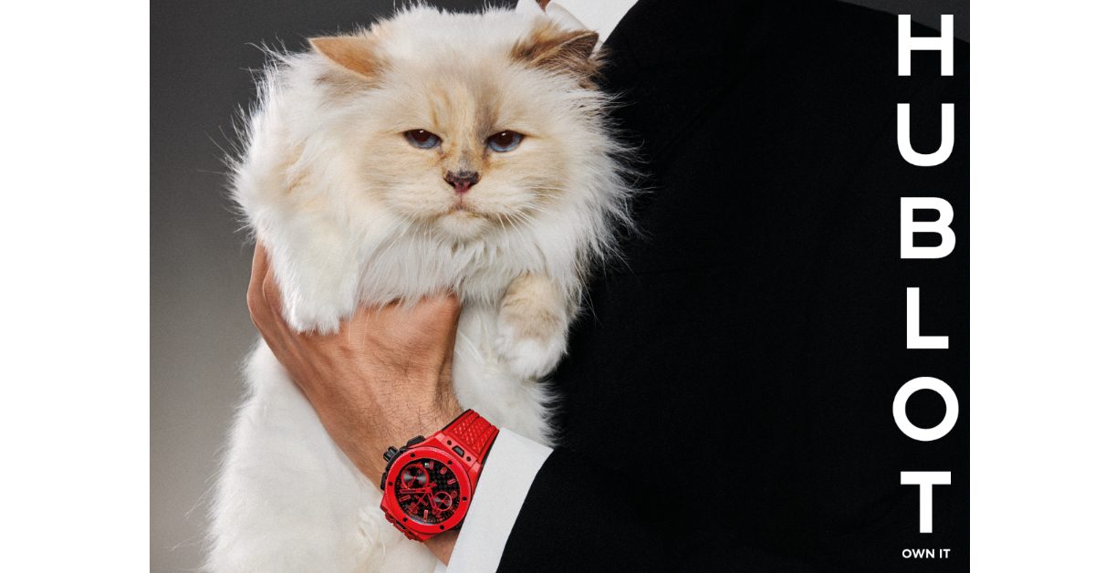 宇舶Big Bang 20週年形象曝光！時尚名貓Choupette化身代言主角