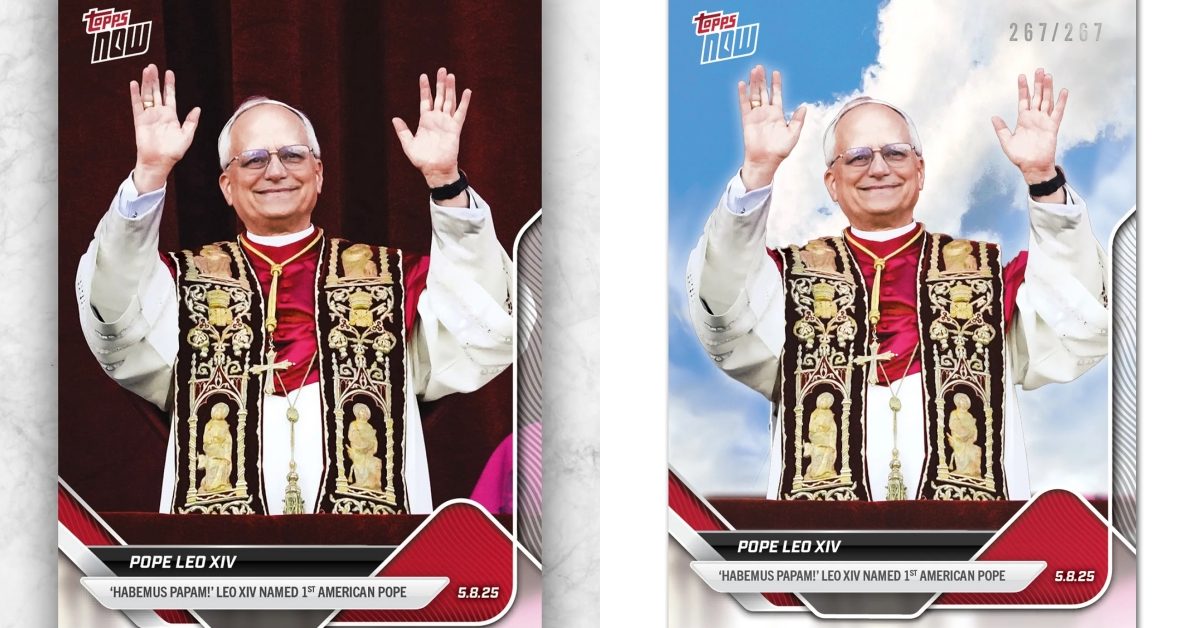 梵蒂岡新教宗「良十四世」出任！Topps更為他推出球員卡