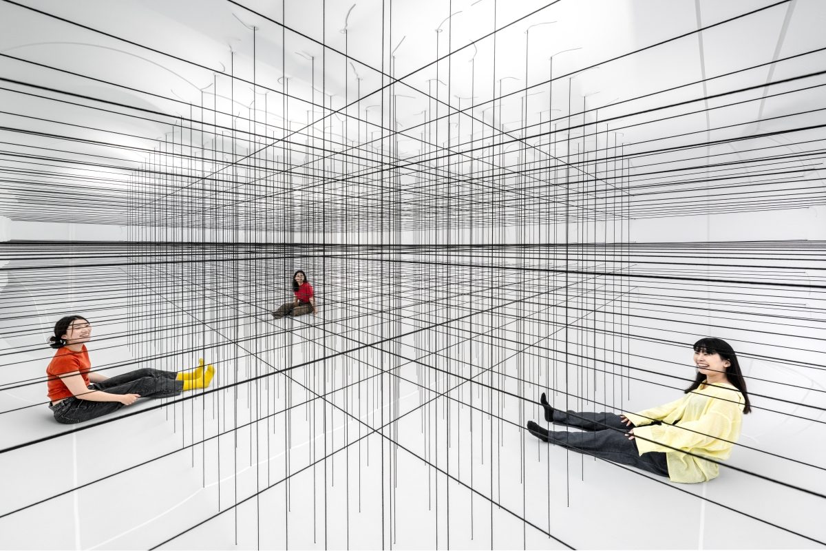 勤美術館迷走中！「Net & String Taichung」展覽打造6m高巨網，邀民眾走進一起在大型裝置裡跑跳