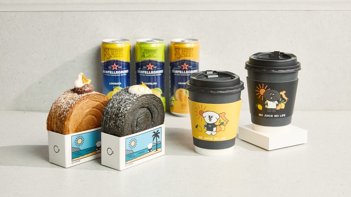 中山區日本潮咖啡「NO COFFEE」推聯名！爆漿可頌搭配氣泡咖啡飲，還有單日限定的夜店派對