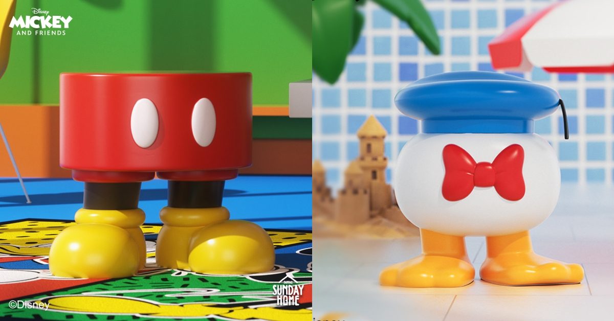 迪士尼粉絲還不收？國際潮流藝術家居品牌 SUNDAY HOME來台快閃，米奇、唐老鴨小矮凳超生火