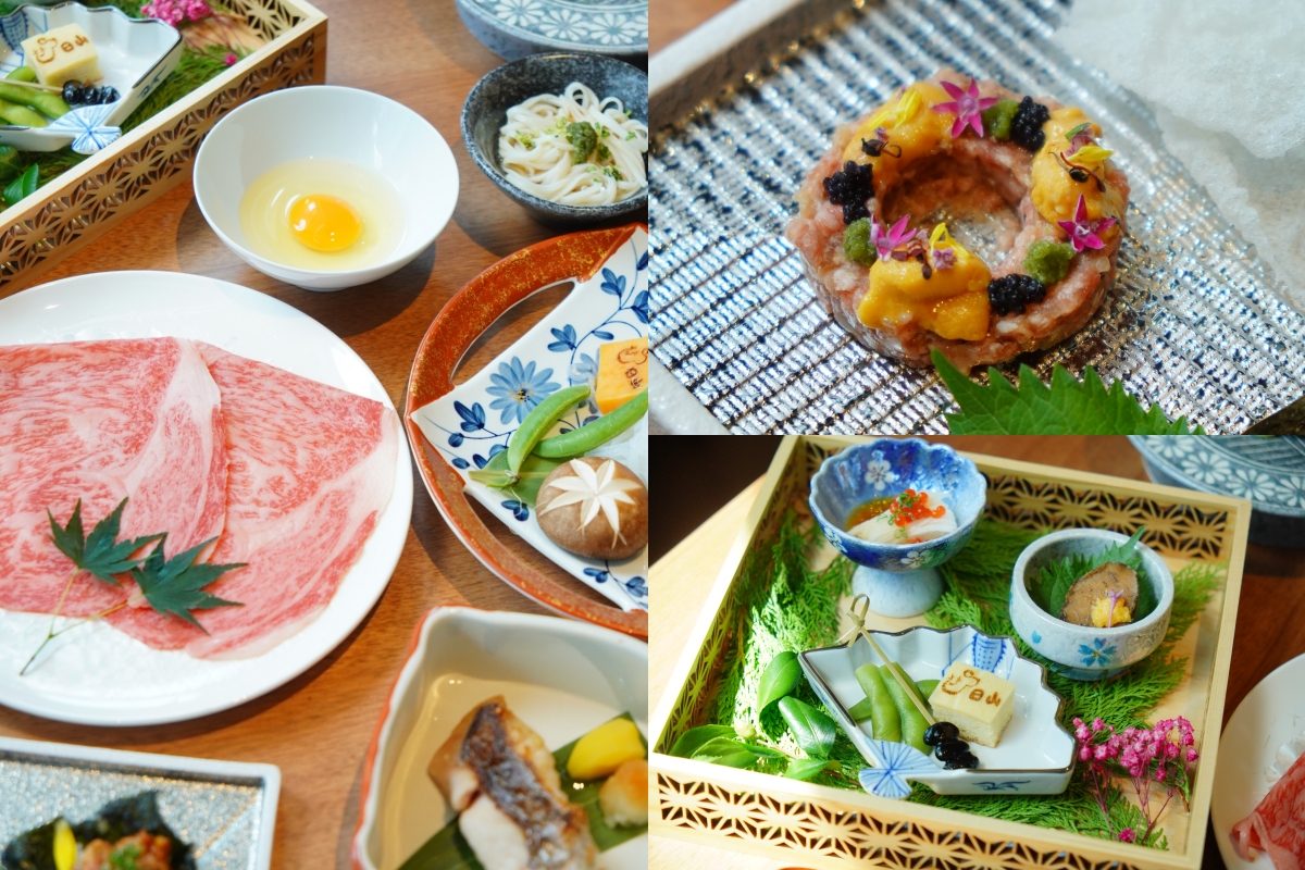 東京米其林一星「壽喜燒割烹 日山」登台!鹿兒島A5等級和牛搭配日本割烹料理,台北新光三越A4開幕