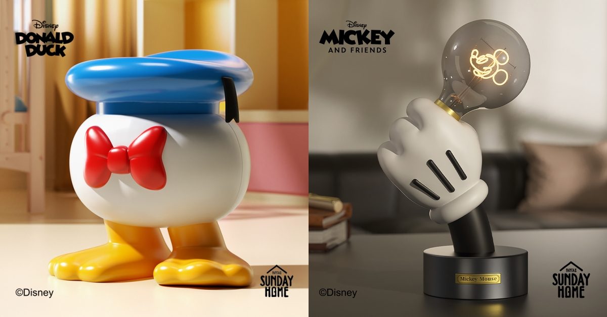 迪士尼粉絲還不收？國際潮流藝術家居品牌 SUNDAY HOME來台快閃，米奇、唐老鴨小矮凳超生火