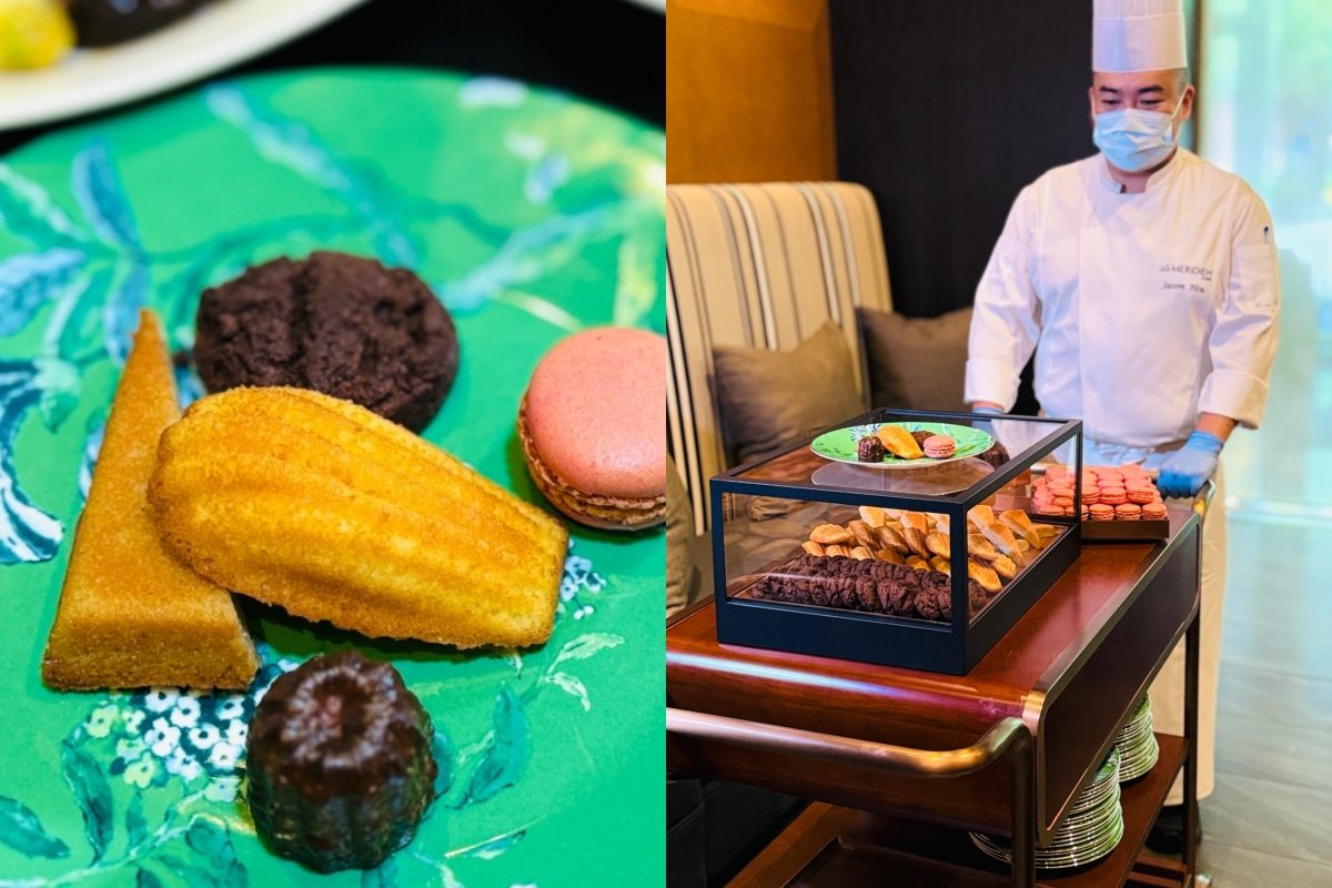 在探索廚房的「鐵板檯」主打現煎鹽昆布燒鮑魚、奶油干貝,假日限定泰國蝦;「爐烤檯」以巴西燒烤為靈感,推出蒜蓉大生蠔、香料奶油大扇貝與馬沙拉烤羊腿,佐以慢火焦香,視覺與嗅覺同步到位。