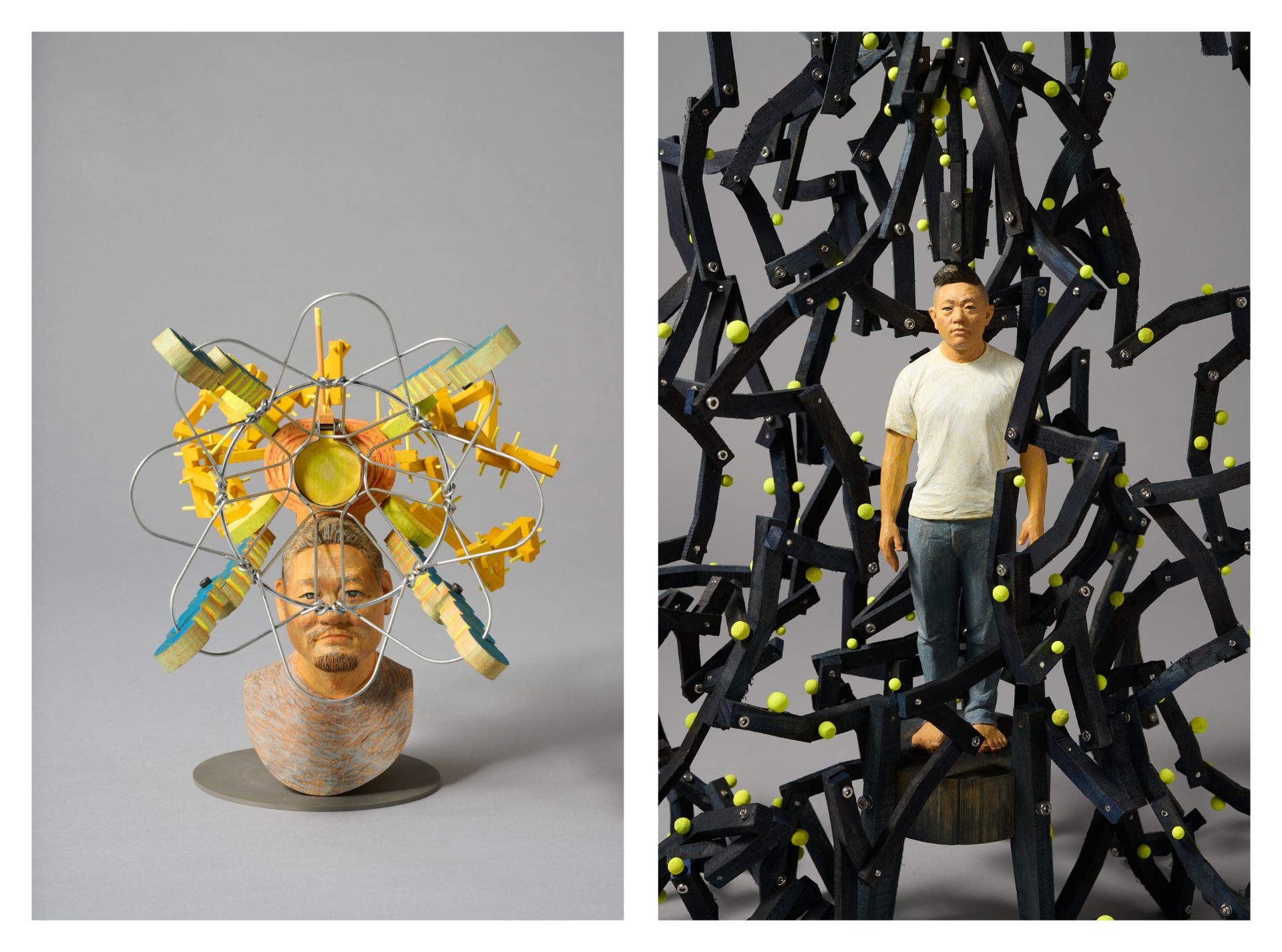 Hiro Hiro Art Space 「泉啓司風景悄然成形」登場:打造木頭與色彩交織的靜謐宇宙