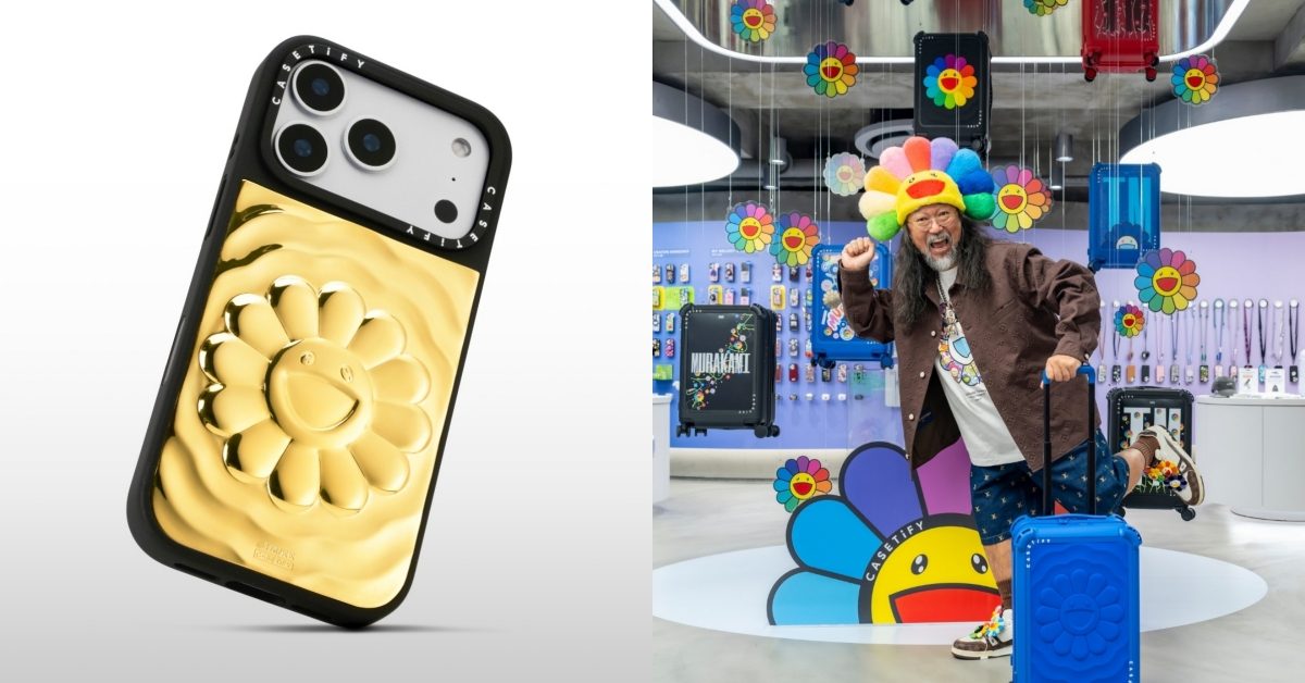 CASETiFY村上隆聯名手機殼系列第三波新作太生火！18K金花花波紋手機殼、花花人形耳機保護殼，每件都好想帶回家