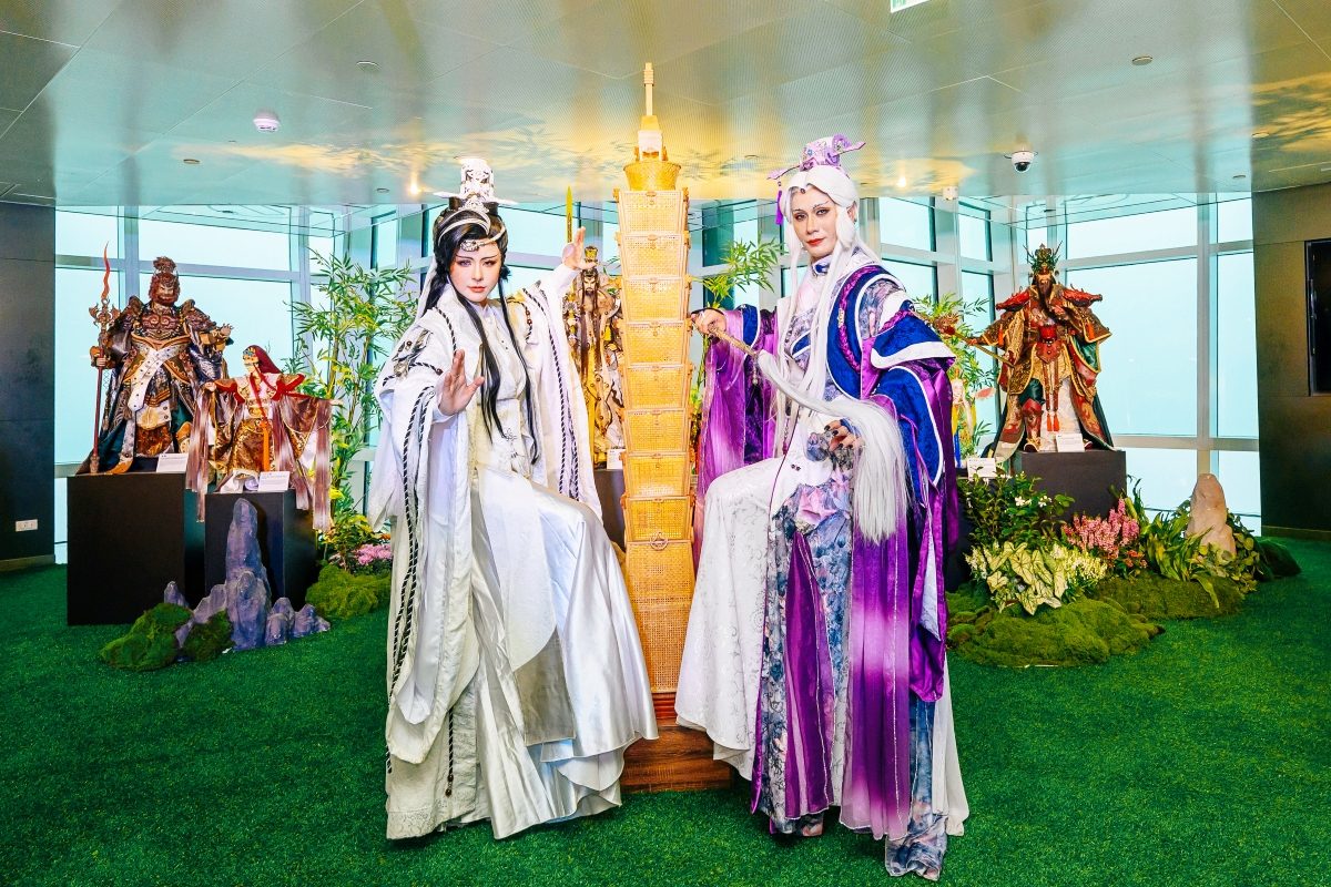台北101最新特展以雲林為題！將雲林布袋戲文化與綠意帶上85樓