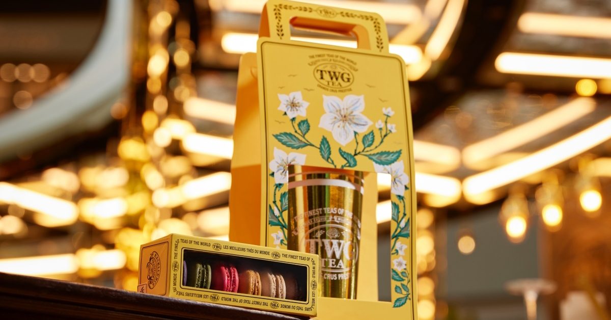 這杯外帶飲料滿是金光閃閃的奢華！TWG Tea 台灣首間精品與外帶茗茶概念店進駐新光三越A8二樓
