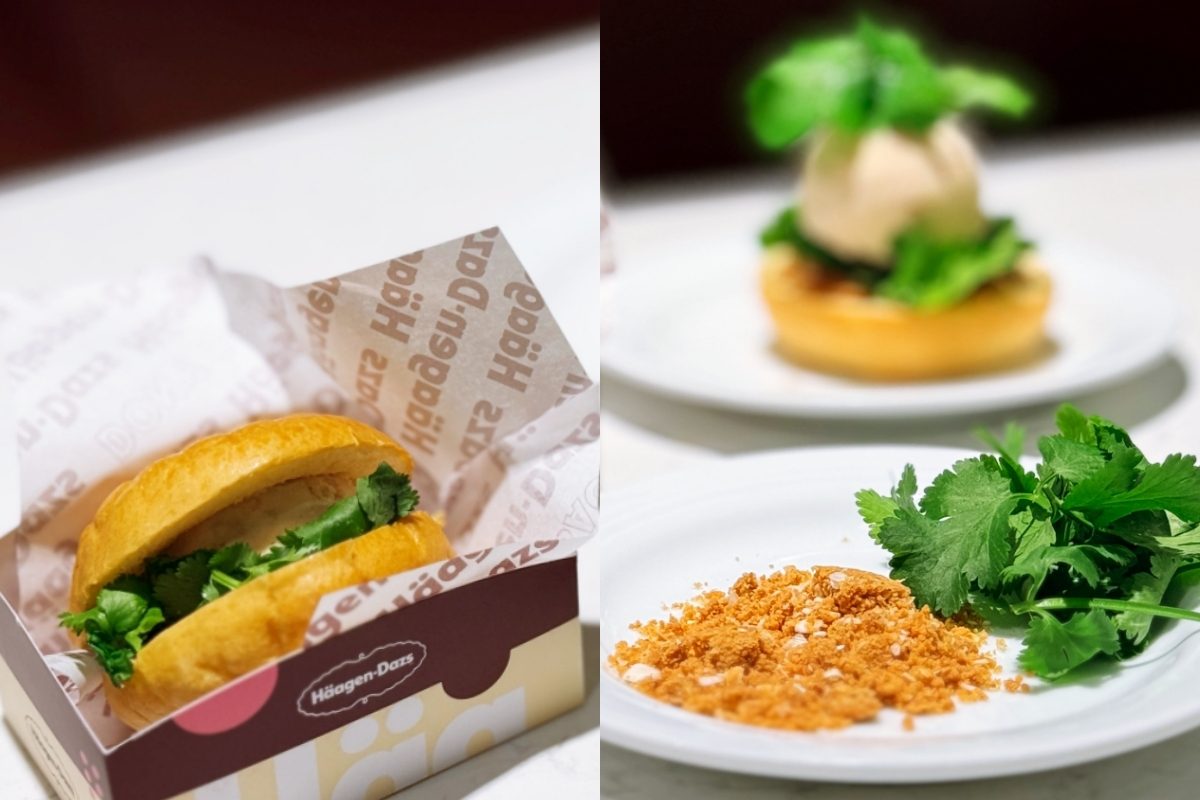 確定是有社會共識的吃法啦！哈根達斯順應民意推出「香菜花生」口味的烤冰淇淋堡