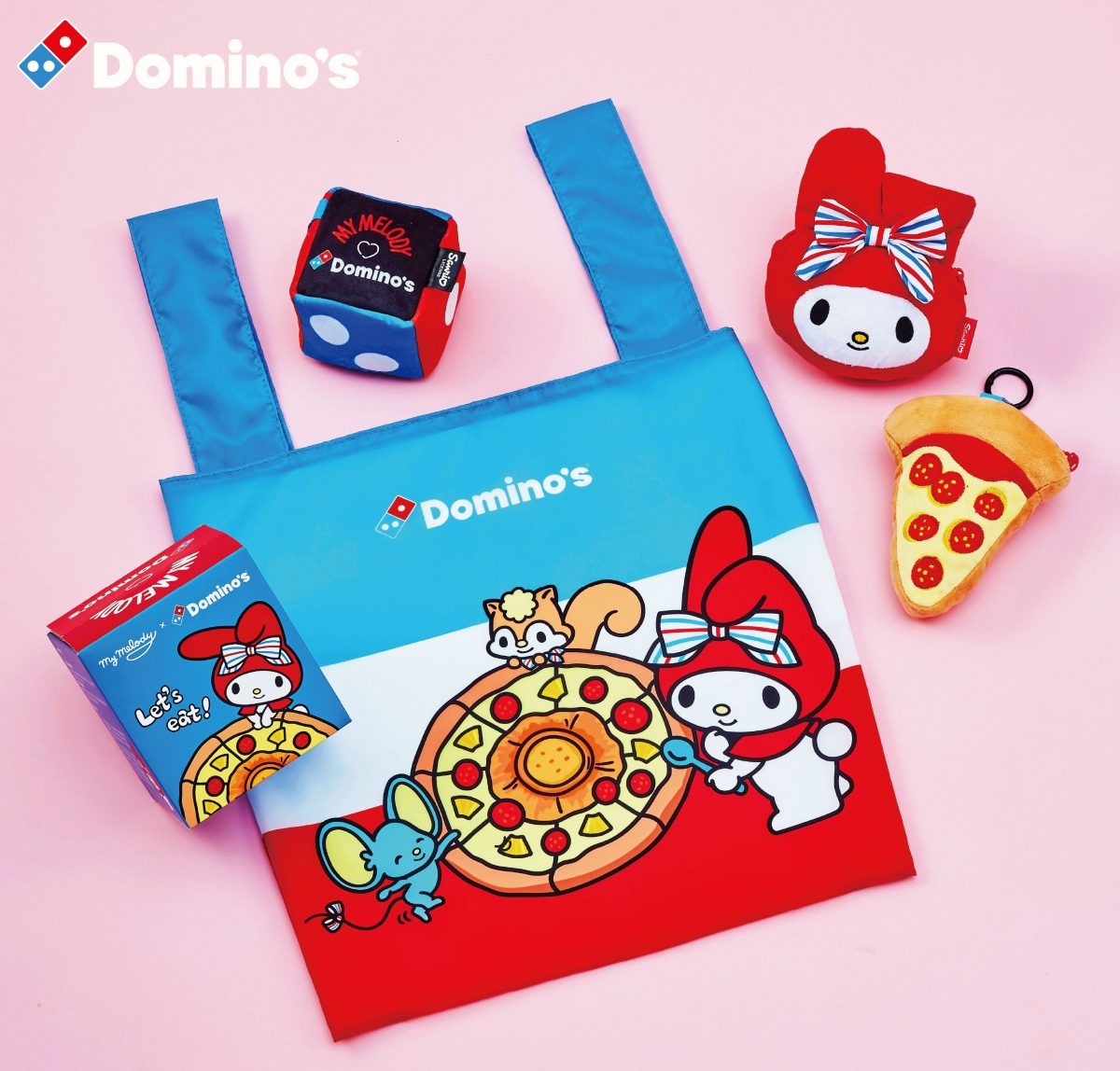 萌到吃完披薩都捨不得丟盒子！達美樂x美樂蒂最新聯名，招牌燈盲盒抽起來
