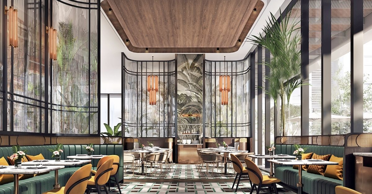 台北新飯店直擊：「台北板橋馥華艾美酒店」打造東西方交匯的空間氛圍，客房橫跨13個樓層，部分房型遠眺台北101