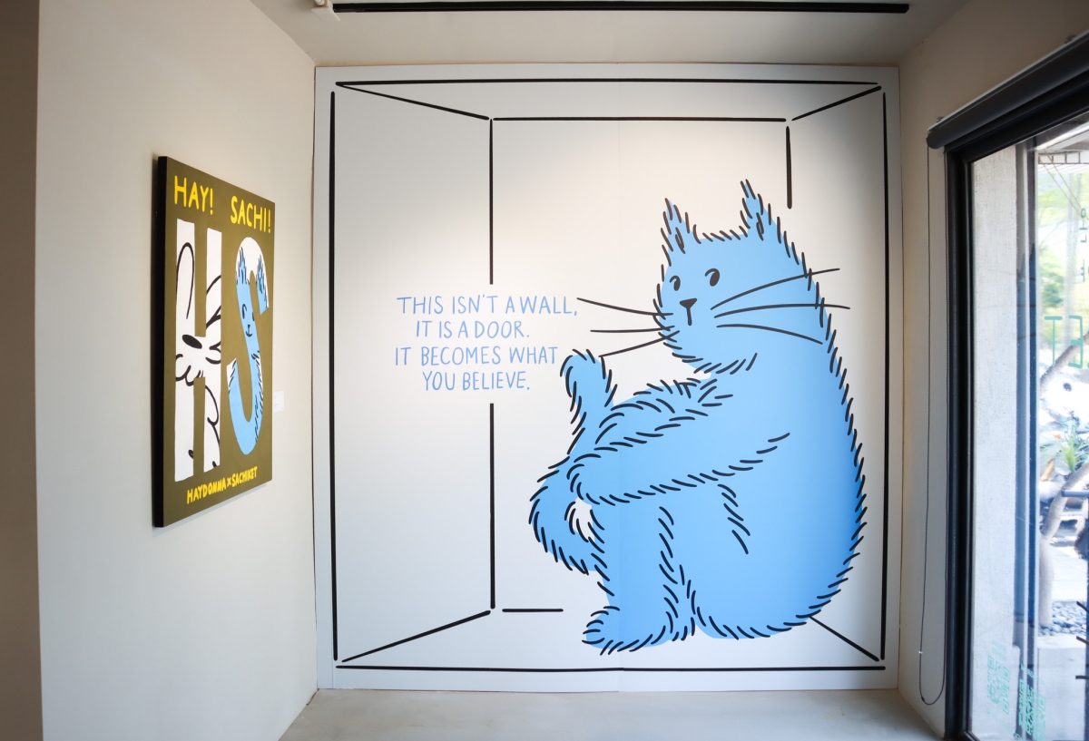 這隻藍色貓咪重新定義療癒與可愛！韓國藝術家Haydonna新角色「Sachiket」首展登場